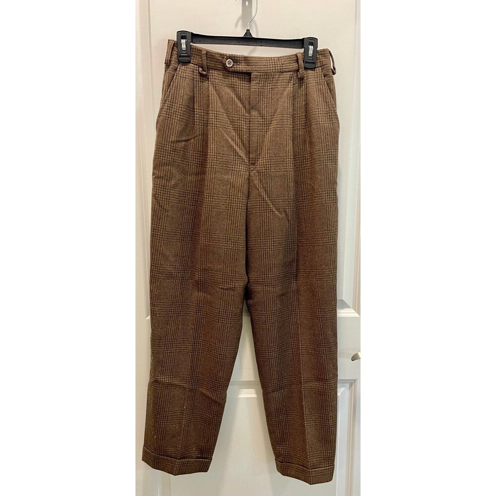 Vintage Corbin Collections Women's Fully Lined High Rise Wool Pants Size 10